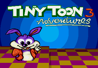 Tiny Toon Adventures 3 Title Screen